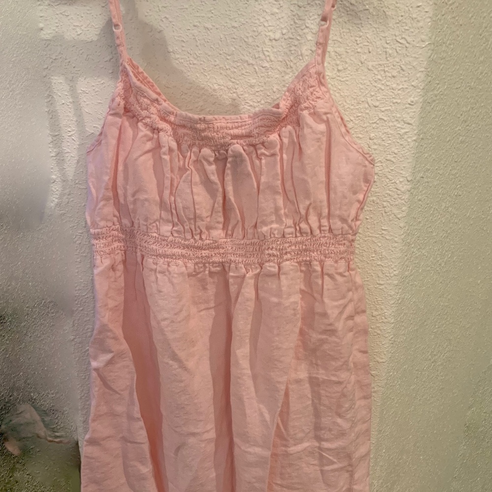Light Pink JUICY COUTURE Cotton Linen Dress XL